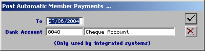 automatic payment upto